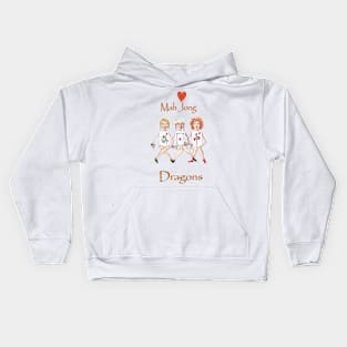 Mah Jong Dragons Kids Hoodie